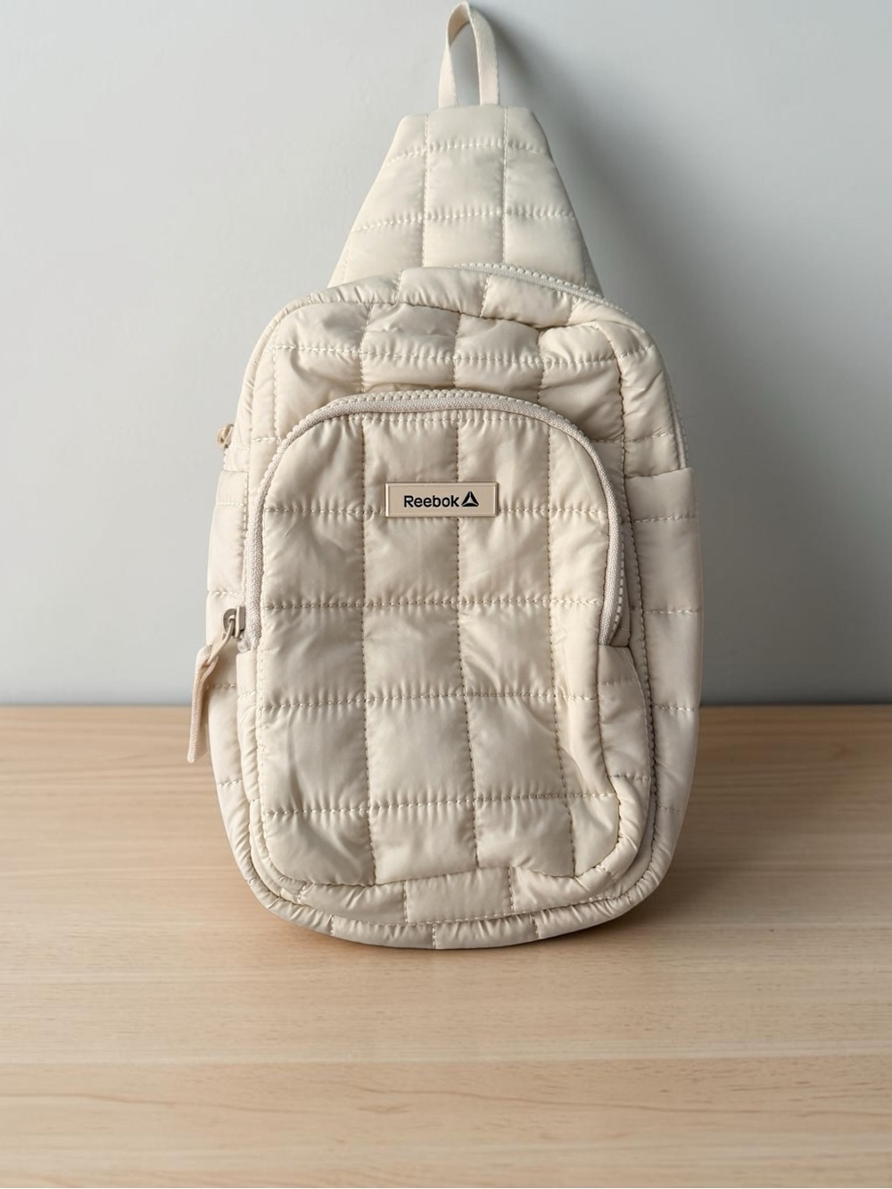 Reebok Quilted Sling Bag or backpack activewear collegiate cozy girlhoodcore